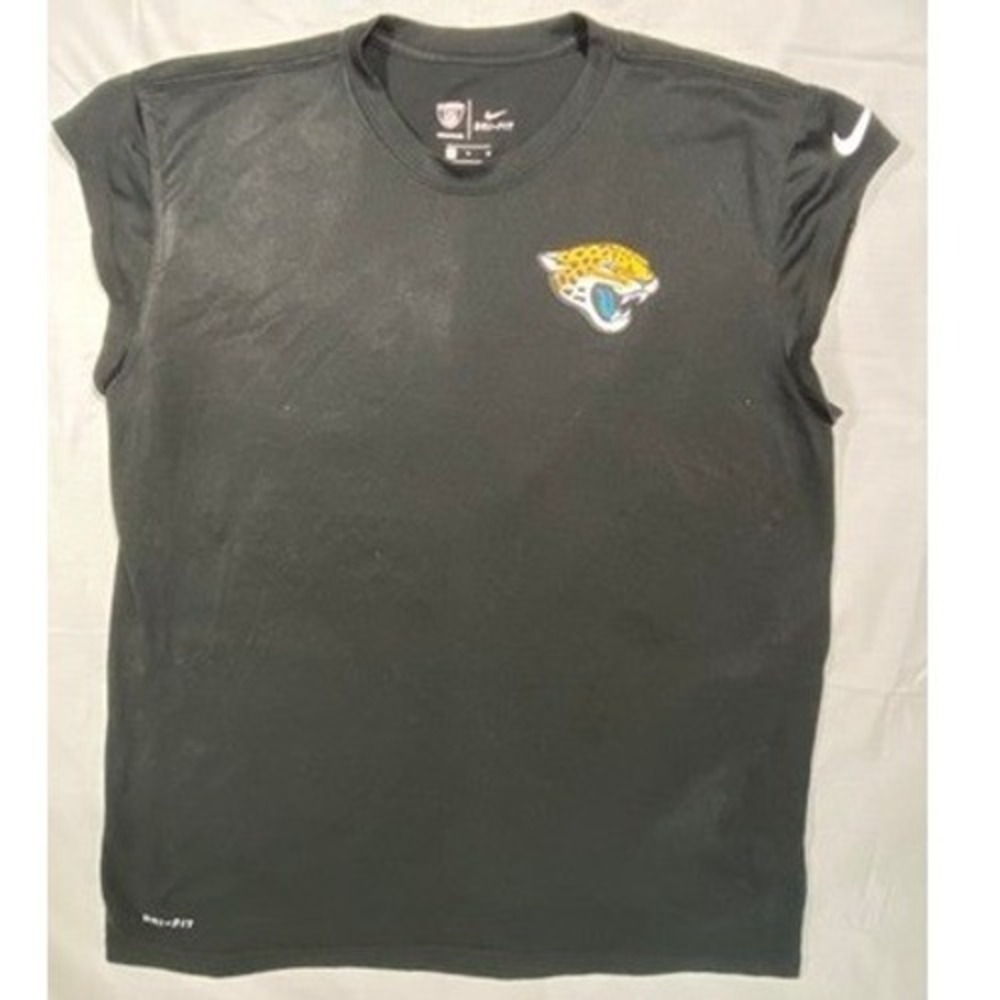 Nike Dri-FIT Jacksonville Jaguars NFL Training Sleeveless Shirt Men's M Black
